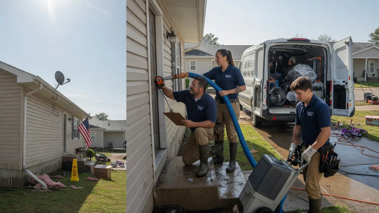 Ceiling Water Damage Restoration in New Auburn, WI near me